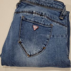Guess curvy mid rise skinny jeans